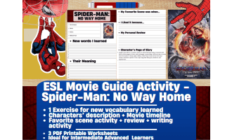 ESL Movie Guide Worksheets - Spider-Man - No Way Home