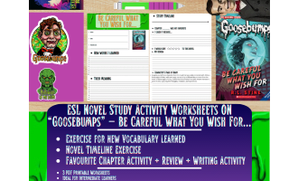 ESL Novel Study - Be Careful What You Wish for... - Goosebump