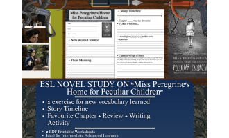 ESL Novel Study - Miss Peregrine's Home for Peculiar Children