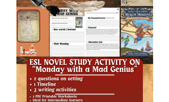 ESL Novel Study - Monday with a Mad Genius - Magic Tree House