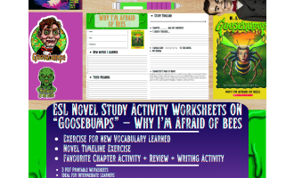 ESL Novel Study - Why I'm afraid of bees - Goosebumps - R.L Stine