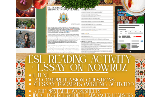 ESL Reading Comprehension + Essay - Nowruz - Persian New Year