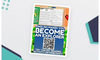 ESL Reading Comprehension + Writing Activity on Minecraft
