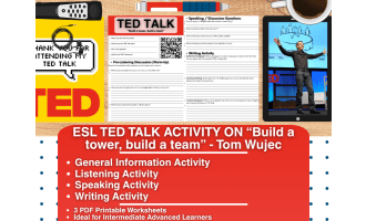 ESL TED Talk Activity - Build a Tower, Build a Team - Tom Wujec