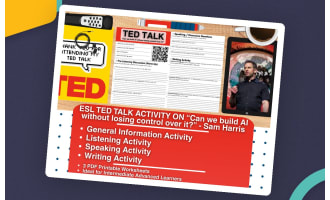 ESL TED Talk Activity - Can we build AI without Losing control over it