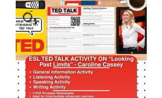 ESL TED Talk Activity - Looking Past Limits - Caroline Cassey