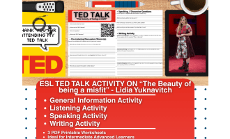 ESL TED Talk Activity -The Beauty of Being a Misfit - Lidia Yuknavitch