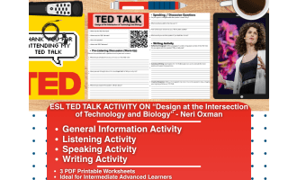 ESL TED Talk - Design at the intersection of technology and biology