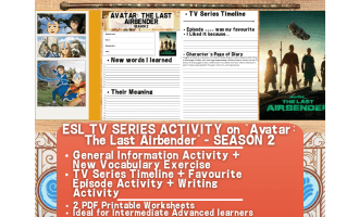 ESL TV Series Activity - Avatar: The Last Airbender - Season 2