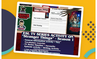Stranger Things Season 1 – ESL TV Worksheets