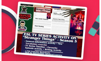 Stranger Things Season 5 – ESL TV Worksheets