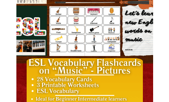 ESL Vocabulary Flashcards - Music - Pictures