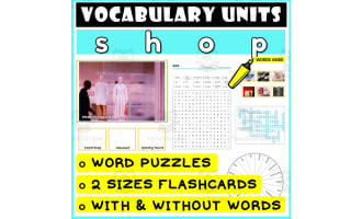ESL Vocabulary Flashcards Puzzles Games 42