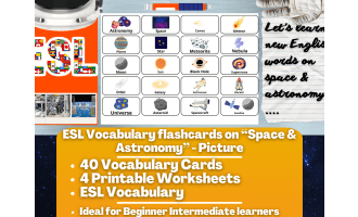 ESL Vocabulary Flashcards - Space & Astronomy - Pictures