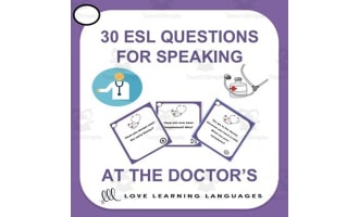 ESL/ELL Conversation Starters - At The Doctor's Office