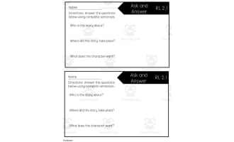 Essential Standards Quick Check: 1st Quarter Reading
