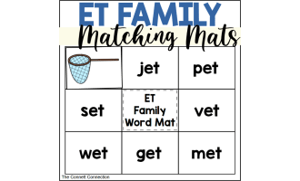 ET Words Matching Mats