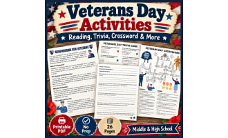 eterans Day Reading Comprehension & Activities