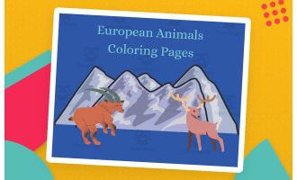 European Animals Coloring Pages