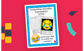 Evaluating Variable Expressions Emoji