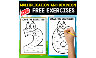 EXERCISES OF MULTIPLICATION AND DIVISION | 2 TO 9 FACT
