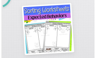 Expected and Unexpected Behaviors Cut-And-Paste Worksheets