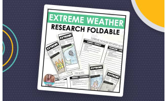 Extreme Weather Research Project Foldable