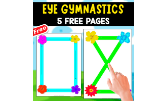 EYE GYMNASTICS | 5 FREE POSTERS