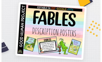 Fables Description Posters – Genre Anchor Set