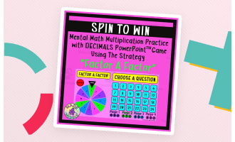 Factor A Factor (Decimals) Spin To Win Game