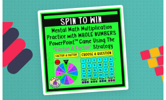 Factor A Factor (Whole Numbers) Spin To Win Game