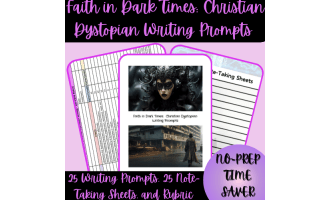 Faith in Dark Times: Christian Dystopian Writing Prompts Activity