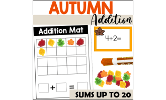 Fall Addition Math Station or Center