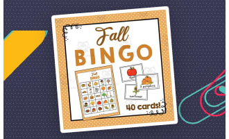 Fall Bingo Game