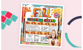 Fall Coloring Pages | Autumn September Coloring Sheets