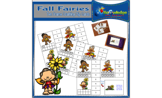 Fall Fairies Ten Frame Counting Clip Cards - EBOOK