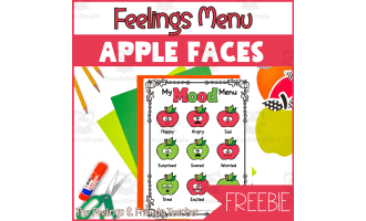 Fall Feelings Menu | Apple Emotions Visual Choice Board & Chart