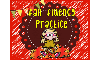 Fall Fluency Practice