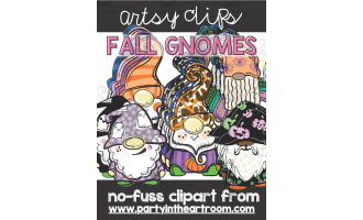 Fall Gnomes Clipart