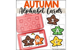 Fall Letter Cards for Games and Centers