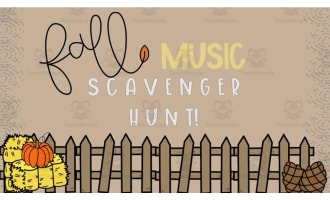 Fall Music Scavenger Hunt