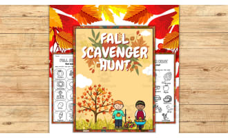Fall Scavenger Hunt and Nature Walk: Discover the Magic of the Season - Autumn Scavenger Hunt.
