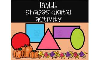 Fall Shapes Digital Activity