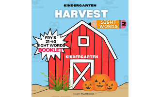 Fall Sight Words: Harvest Set