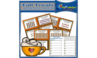 Halloween Multiplication Arrays Task Cards With Response Sheet and ...