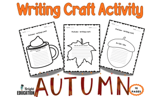 Fall Writing Craft Activities | Autumn Writing Prompts & Craft Templat