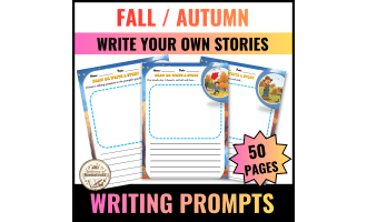 Fall Writing Prompts Write Your Own Stories for Kindergarten : 3rd