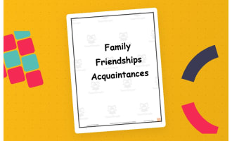 Family, friends, acquaintances (#2092)