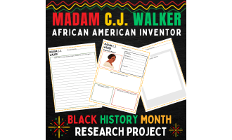 Famous African Inventor Madam C.J. Walker Research Project For Kids