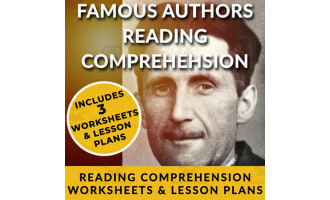 Famous Authors Reading Comprehension Bundle; George Orwell, Franz Kafka & the Brothers Grimm